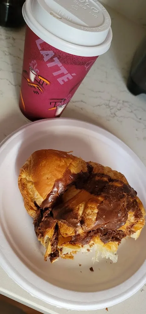 Chocolate Croissant & Cappuccino